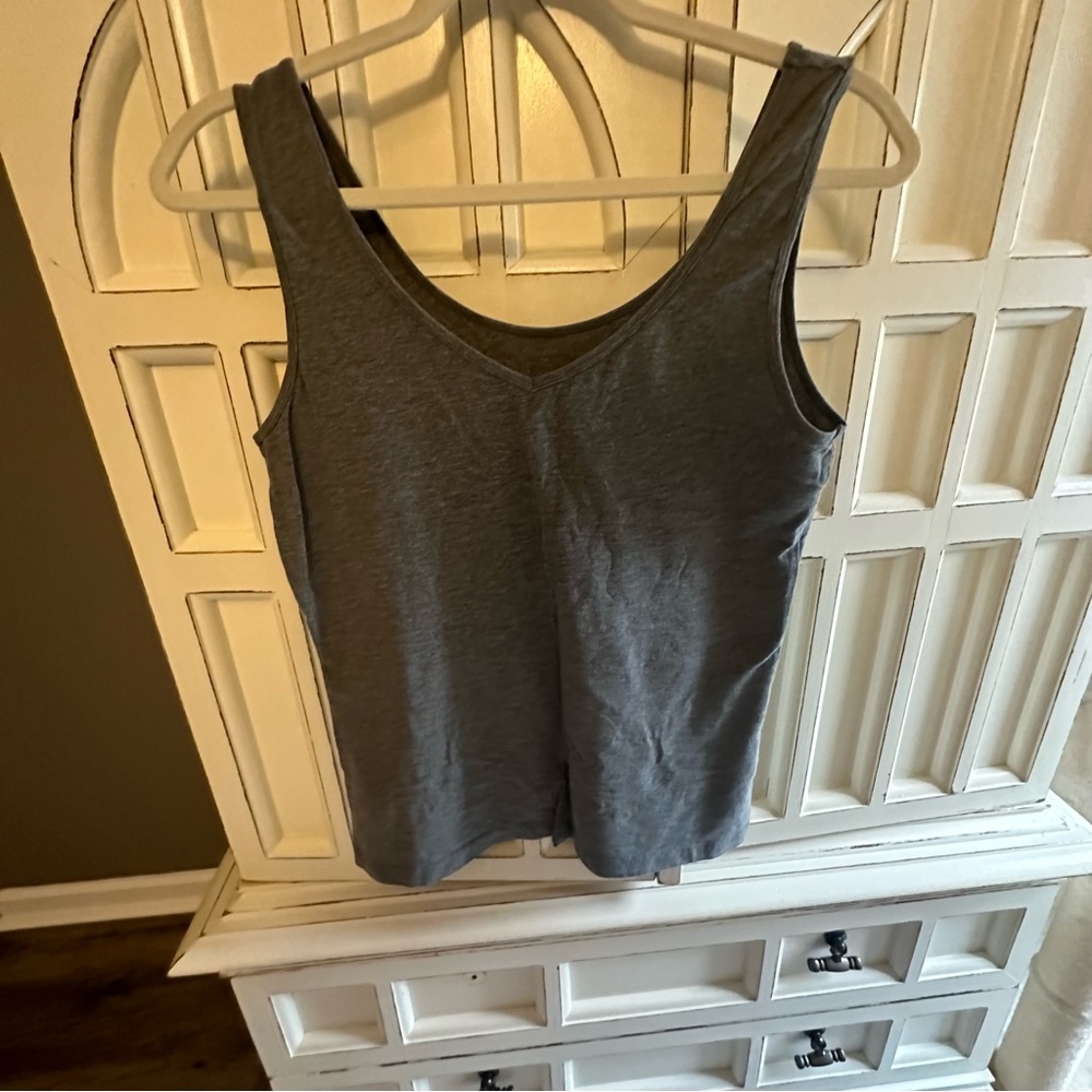 Felina cotton spandex gray tank XL